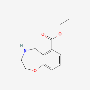 Ethyl 2,3,4,5-tetrahydro-1,4-benzoxazepine-6-carboxylate