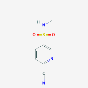 6-Cyano-N-ethylpyridine-3-sulfonamide