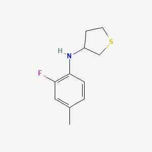 N-(2-fluoro-4-methylphenyl)thiolan-3-amine