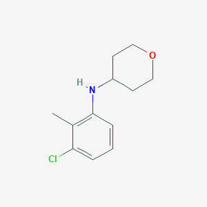 N-(3-chloro-2-methylphenyl)oxan-4-amine