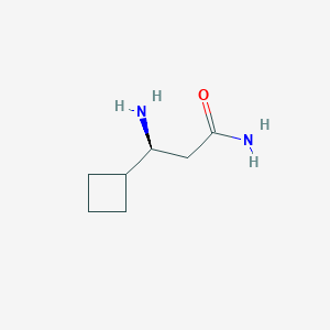 (3S)-3-Amino-3-cyclobutylpropanamide