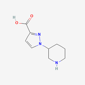 1-(Piperidin-3-yl)-1H-pyrazole-3-carboxylic acid