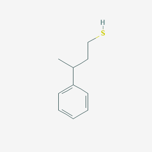 molecular formula C10H14S B13288544 3-Phenylbutane-1-thiol 