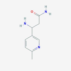 3-Amino-3-(6-methylpyridin-3-yl)propanamide