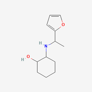 2-{[1-(Furan-2-yl)ethyl]amino}cyclohexan-1-ol