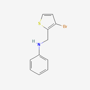 n-((3-Bromothiophen-2-yl)methyl)aniline