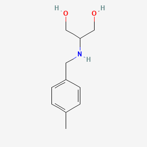 2-{[(4-Methylphenyl)methyl]amino}propane-1,3-diol