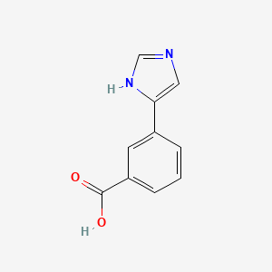 molecular formula C10H8N2O2 B1328871 3-(1H-Imidazol-4-yl)benzoic Acid CAS No. 912569-71-2