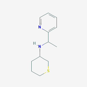 N-[1-(Pyridin-2-yl)ethyl]thian-3-amine