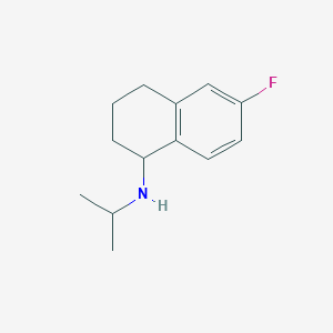 6-fluoro-N-(propan-2-yl)-1,2,3,4-tetrahydronaphthalen-1-amine