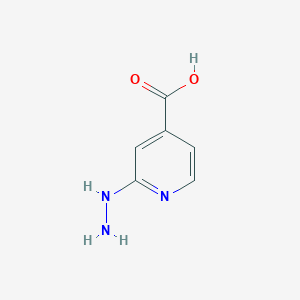 molecular formula C6H7N3O2 B1328875 2-肼基异烟酸 CAS No. 887589-25-5