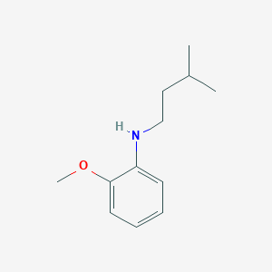 molecular formula C12H19NO B13288770 N-Isopentyl-2-methoxyaniline 