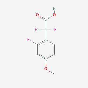 2,2-Difluoro-2-(2-fluoro-4-methoxyphenyl)acetic acid