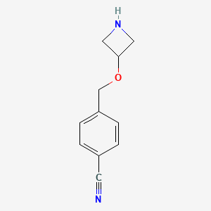 4-[(Azetidin-3-yloxy)methyl]benzonitrile