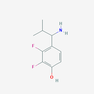 4-(1-Amino-2-methylpropyl)-2,3-difluorophenol