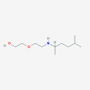 2-{2-[(5-Methylhexan-2-yl)amino]ethoxy}ethan-1-ol