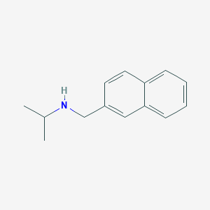 molecular formula C14H17N B13288907 (Naphthalen-2-ylmethyl)(propan-2-yl)amine 