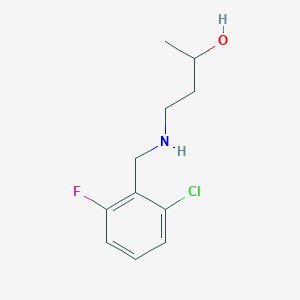 4-{[(2-Chloro-6-fluorophenyl)methyl]amino}butan-2-ol