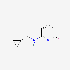 molecular formula C9H11FN2 B13288976 N-(cyclopropylmethyl)-6-fluoropyridin-2-amine 