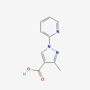 3-Methyl-1-(pyridin-2-YL)-1H-pyrazole-4-carboxylic acid