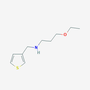 (3-Ethoxypropyl)(thiophen-3-ylmethyl)amine