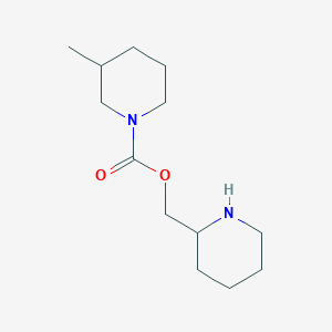 Piperidin-2-ylmethyl3-methylpiperidine-1-carboxylate