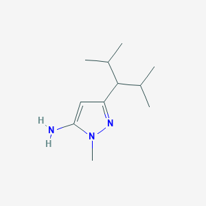 3-(2,4-dimethylpentan-3-yl)-1-methyl-1H-pyrazol-5-amine