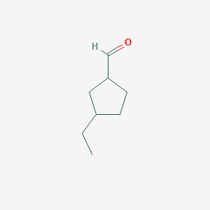 3-Ethylcyclopentane-1-carbaldehyde