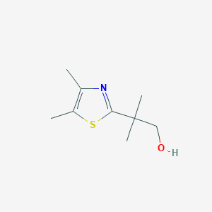 2-(Dimethyl-1,3-thiazol-2-yl)-2-methylpropan-1-ol