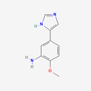 5-(1H-Imidazol-4-yl)-2-methoxyaniline