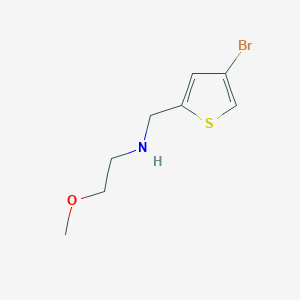 molecular formula C8H12BrNOS B13289125 [(4-Bromothiophen-2-yl)methyl](2-methoxyethyl)amine 