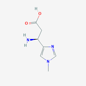 (3S)-3-Amino-3-(1-methyl-1H-imidazol-4-yl)propanoic acid