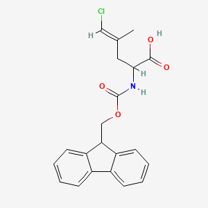 5-Chloro-2-({[(9H-fluoren-9-yl)methoxy]carbonyl}amino)-4-methylpent-4-enoic acid