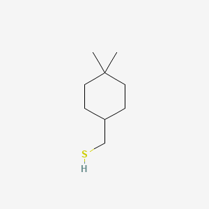 molecular formula C9H18S B13289234 (4,4-Dimethylcyclohexyl)methanethiol 