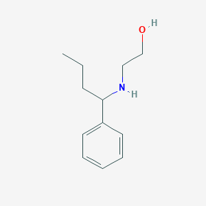 2-[(1-Phenylbutyl)amino]ethan-1-ol