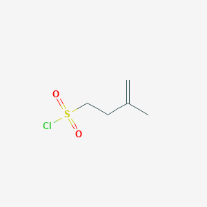 molecular formula C5H9ClO2S B13289265 3-Methylbut-3-ene-1-sulfonyl chloride 