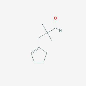 3-(Cyclopent-1-en-1-yl)-2,2-dimethylpropanal