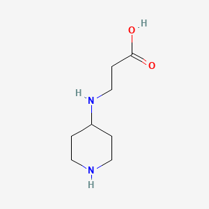 3-[(Piperidin-4-yl)amino]propanoic acid