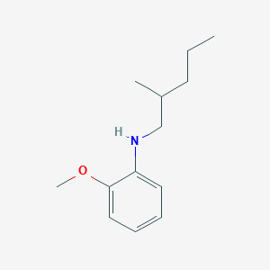 molecular formula C13H21NO B13289342 2-methoxy-N-(2-methylpentyl)aniline 