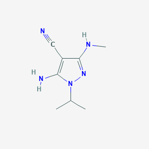 5-Amino-3-(methylamino)-1-(propan-2-yl)-1H-pyrazole-4-carbonitrile