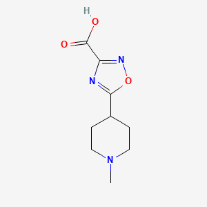 5-(1-Methylpiperidin-4-yl)-1,2,4-oxadiazole-3-carboxylic acid