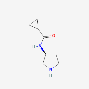 N-[(3S)-pyrrolidin-3-yl]cyclopropanecarboxamide