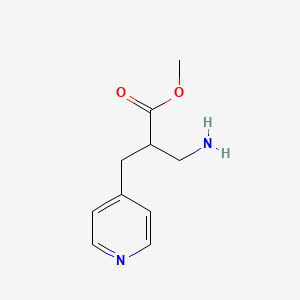 Methyl 3-amino-2-[(pyridin-4-yl)methyl]propanoate