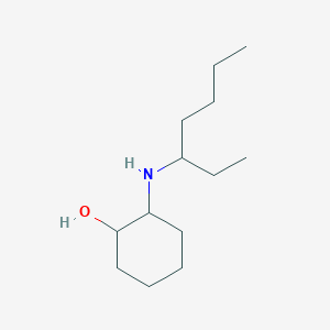 2-[(Heptan-3-yl)amino]cyclohexan-1-ol