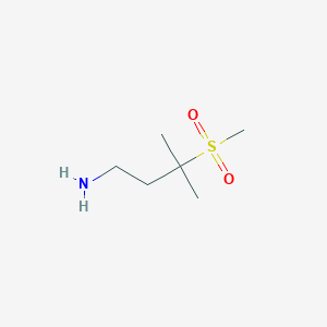 3-Methanesulfonyl-3-methylbutan-1-amine