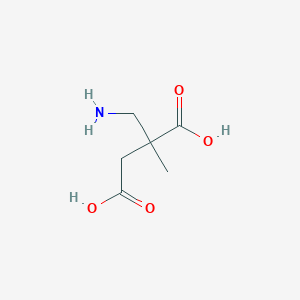 2-(Aminomethyl)-2-methylbutanedioic acid