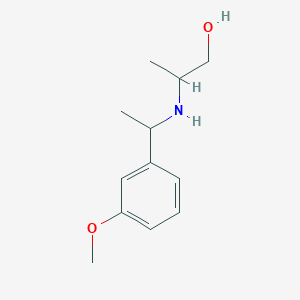 2-{[1-(3-Methoxyphenyl)ethyl]amino}propan-1-ol