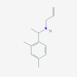 [1-(2,4-Dimethylphenyl)ethyl](prop-2-EN-1-YL)amine