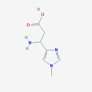 3-Amino-3-(1-methyl-1H-imidazol-4-yl)propanoic acid