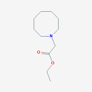 molecular formula C11H21NO2 B1328956 乙基氮杂环-1-基乙酸酯 CAS No. 91370-40-0